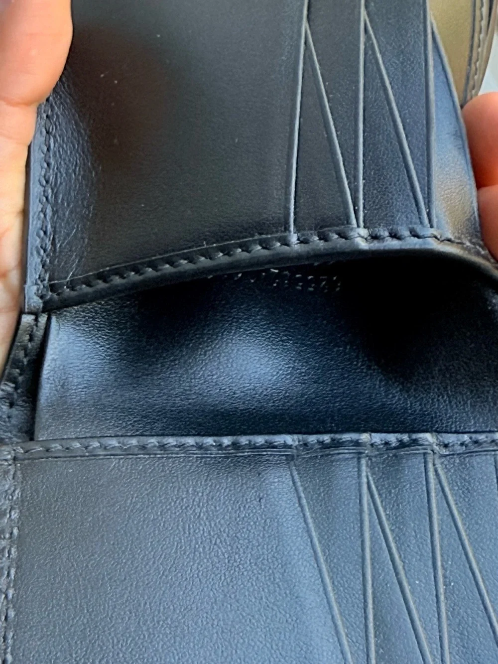 Gucci Black Perforated Embossed GG Leather Wallet
